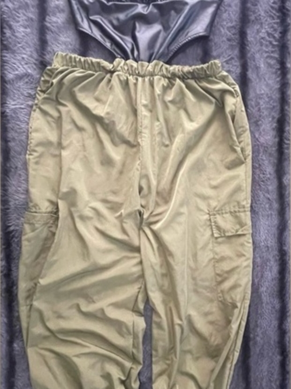 Fashion Nova Olive Green Cargo Jumpsuit - Picture 4 of 7